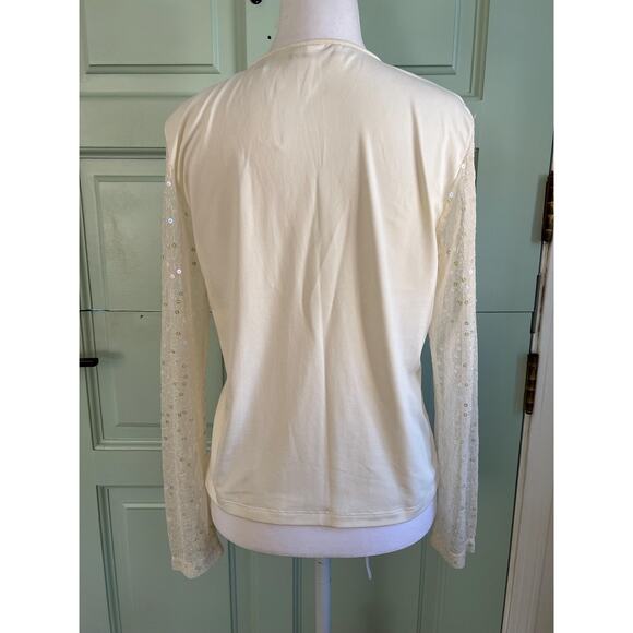 Vintage Victoria’s Secret Lace Sequin Cardigan – Made in Canada (Size S) - Picture 2 of 5